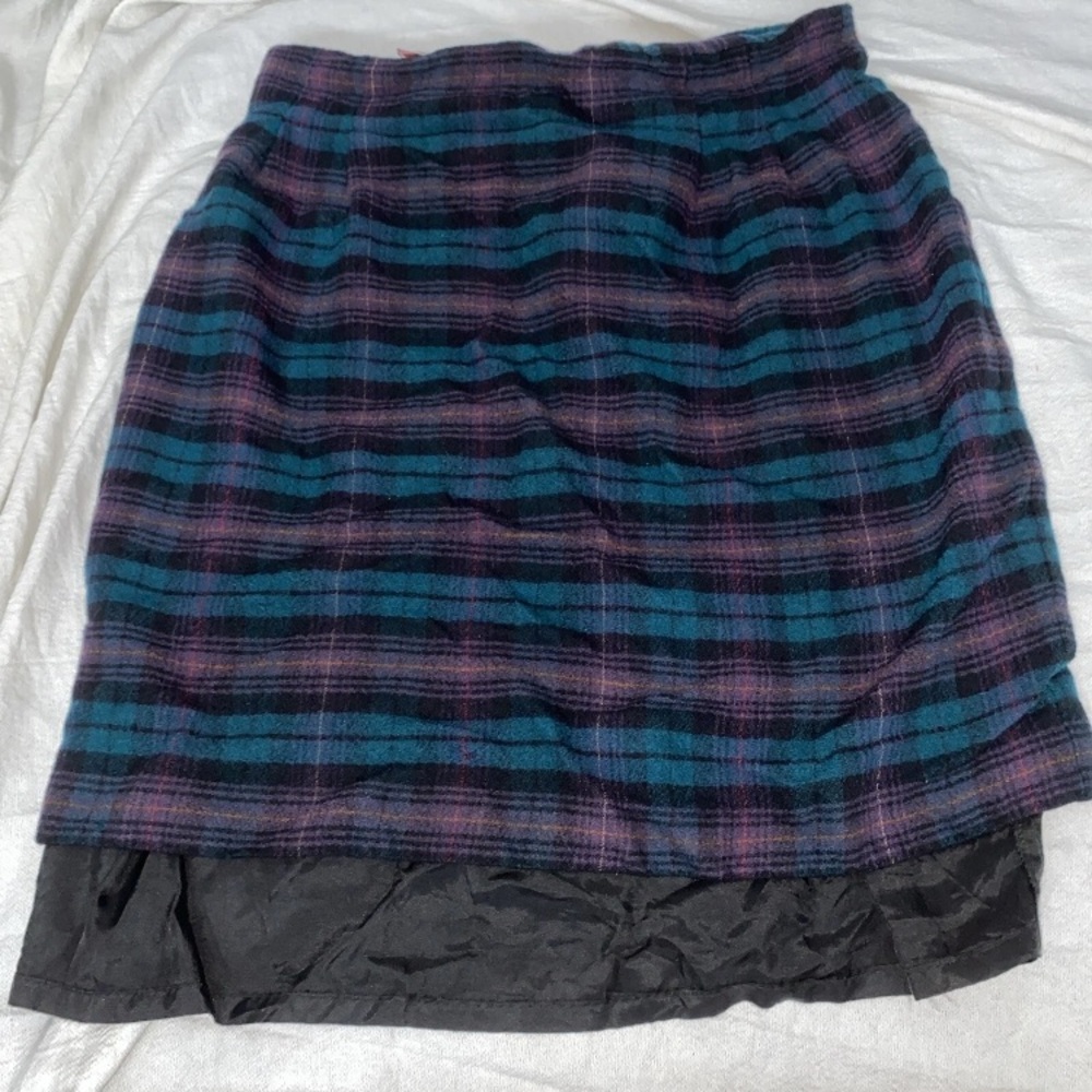 Briggs New York Skirt Plaid Size 16